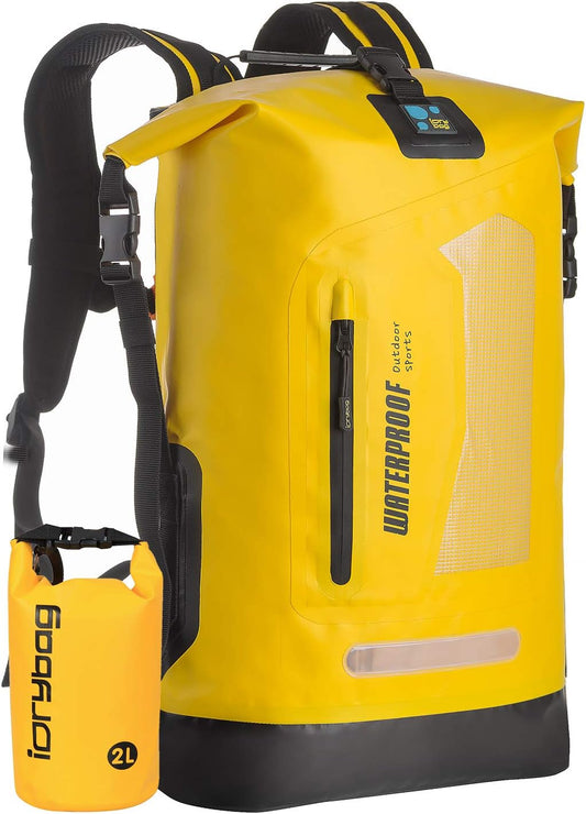 Waterproof Backpack for Men 30L, Floating Dry Bag Kayak, Dry Backpack Hiking